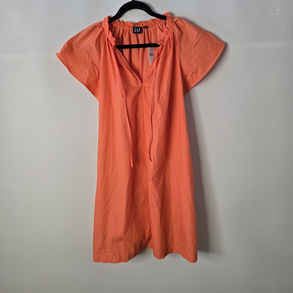 GAP Size S NWT vibrant Coral Summer Beach Dress or Cover-Up